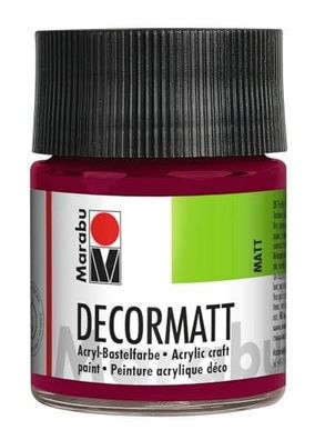 Marabu Decormatt Dekormatt Farbe Basteln 50ml 034 Bordeaux