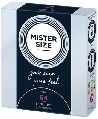 Mister Size XXL Kondome 64 mm - 3er Pack