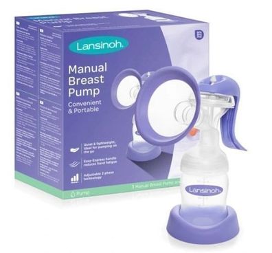 GeniusPump(TM) - Effiziente Hand-Brustpumpe fuer schnelle Milchentnahme, 150ml Kapazi