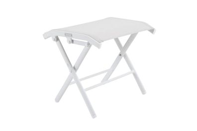 Brafab - Gartenhocker Andy aus Textilene, Weiss