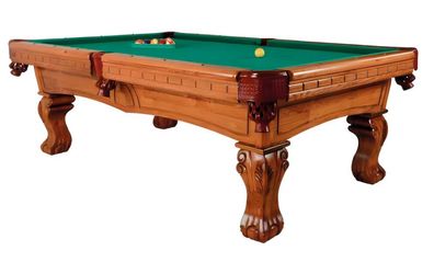 Freizeittisch Billardtisch Stilvoller Spieltisch Holztisch Pooltisch 8Ft