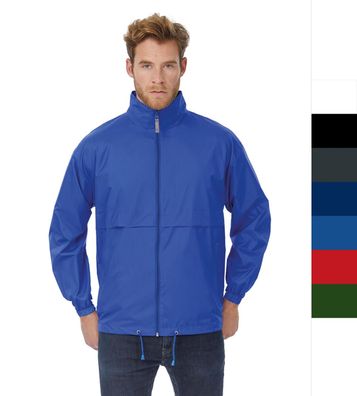 B&C Herren Übergangsjacke Outdoor Windbreaker Air JU801 NEU