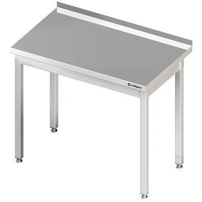 Gastronomie Stalgast Arbeitstisch ohne Grundboden, 800x600x850 mm, ohne Verstrebun