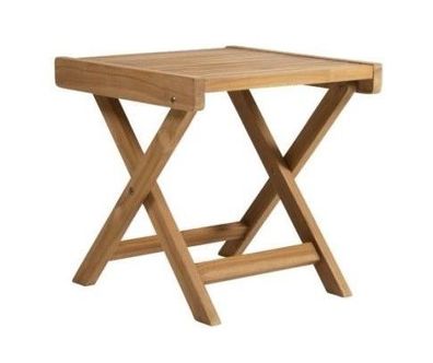 Brafab - Gartenhocker Volos aus Teakholz, Natur