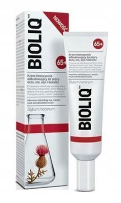 Bioliq Anti-Aging Straffungscreme 65+ fuer Augen, Hals & Dekollete, 30 ml