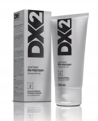 DX2, dunkelhaariges Anti-Grau-Shampoo fuer Maenner, 150ml
