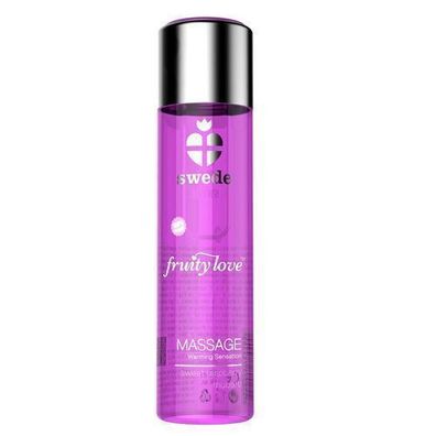 Swede Massagegel Temperierend mit Himbeere & Rhabarber, 120 ml
