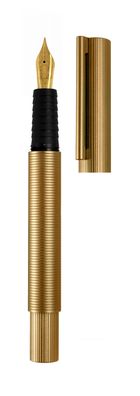 Otto Hutt Füllfederhalter D08, PVD matt Gelbgold, 18ct Goldfeder