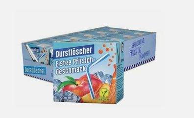 Durstlöscher Eistee Pfirsich 12x 500ml