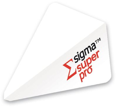 Unicorn Sigma Super Pro Flights weiß / 12 Satz / Sigma