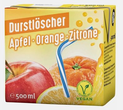 Durstlöscher Apfel-Orange-Zitrone 12x 500ml