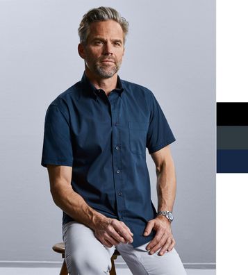 Russell Europe Herren Hemd Classic Twill Shirt Baumwolle S-4XL R-917M-0 NEU