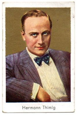 Hermann Thimig Altes Sammel Foto Bild von 1933 Schauspieler Filmstar Österreich
