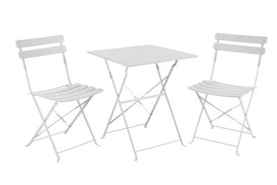 Brafab - Garten-Set Ponte aus Aluminium, Weiss