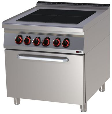 Gastronomie Hotel Küche Thermik Serie 900 Elektroherd mit Backofen SPLT-908021E