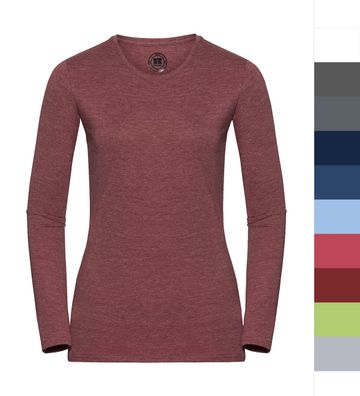 Russell Europe Damen langarm Shirt Fashion Longsleeve HD Tee R-167F-0 NEU
