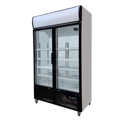 Gastronomie Hotel Küche Gastronomie Getränkekühlschrank mit Display 600 Liter