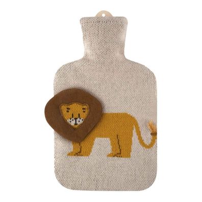 Wärmflasche mit Bezug Löwe Lennard