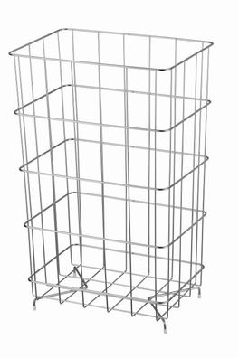 Abfallkorb Serie Omikron II Edelstahl poliert 60 l