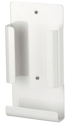 Hygienebeutelhalter Omikron II Alu weiß für 50 Beutel