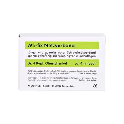 Netzverband 4 Meter Gr. 4 für Kopf, Oberschenkel
