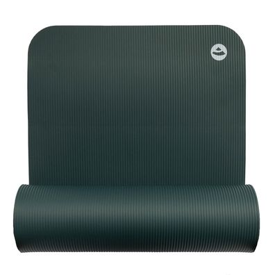 Gymnastikmatte 185 x 60 x 1,5 cm dunkelgrün