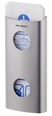 Hygienebeutelspender Serie Alpha Edelstahl für 25-30 Beutel