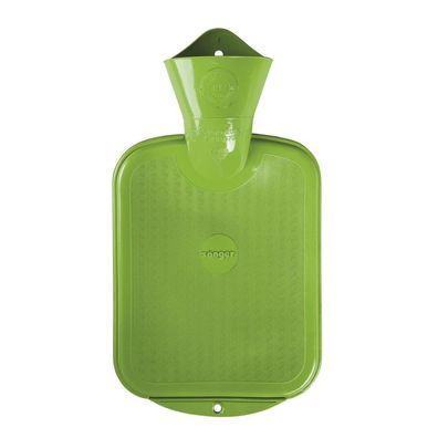 Gummi-Wärmflasche 0,8 l apfelgrün