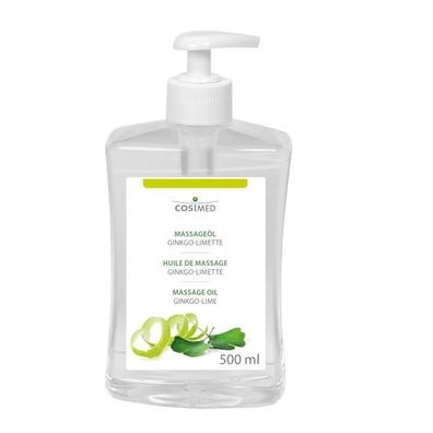 Massageöl Gingko-Limette 500 ml mit Dosierspender