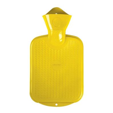 Gummi-Wärmflasche 0,8 l gelb
