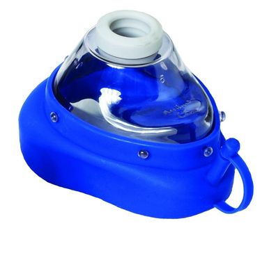 Ambu Transparente Silikon-Gesichtsmaske Größe 5 blau