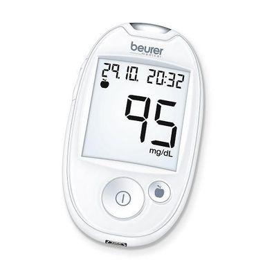 Beurer Blutzuckermessgerät Set GL44 mmol/L white
