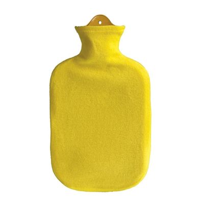 Konturbezug mit Wärmflasche 2 l gelb