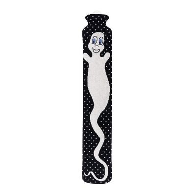 Wärmflasche mit Strickbezug Geist Spooky