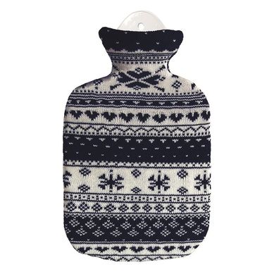 Wärmflasche mit Strickbezug 2 L Norweger