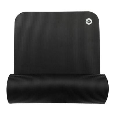 Gymnastikmatte 185 x 60 x 1,5 cm schwarz