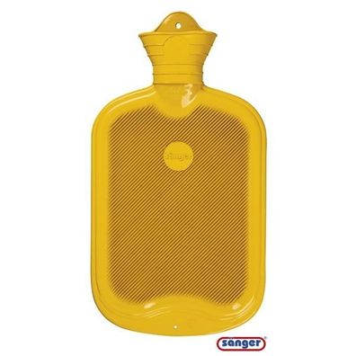 Wärmflasche Lamelle beidseitig 2,0 L gelb