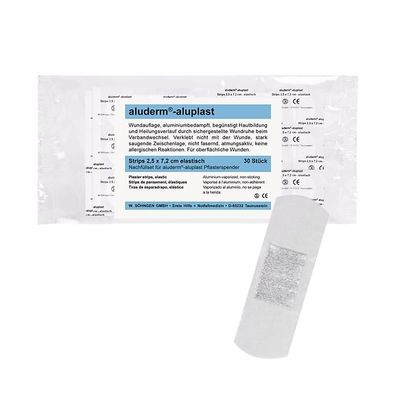 aluderm-aluplast Nachfüllset für Pflasterspender 7,2x2,5 cm