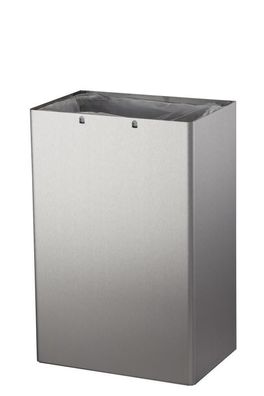 Abfallbehälter Serie Omega Edelstahl beschichet 50 l