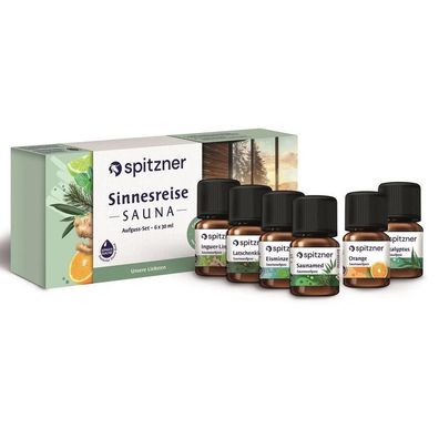 Saunaaufguss Sinnesreise Set 6x 30 ml