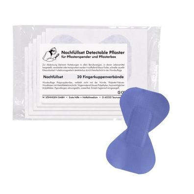 Nachfüllset detectable Fingerkuppen 20 Stück