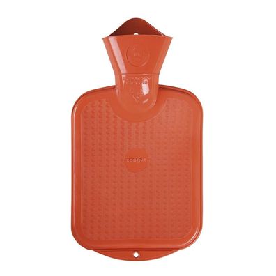 Gummi-Wärmflasche 0,8 l orange