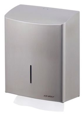 Papierhandtuchspender Serie Alpha Edelstahl gebürstet