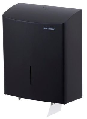 Großrollenspender Serie Alpha Edelstahl mattschwarz