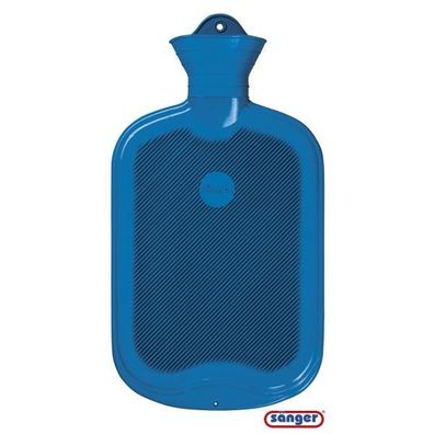 Wärmflasche Lamelle beidseitig 2,0 L blau