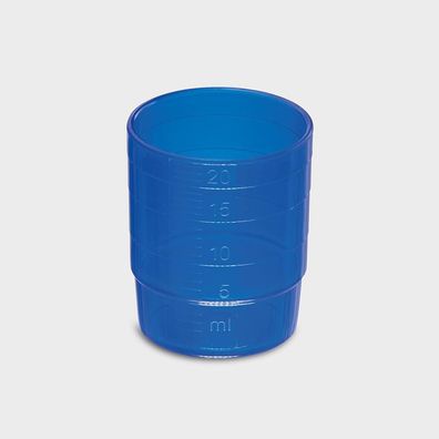 Mehrweg-Medikamentenbecher blau 60 Stück