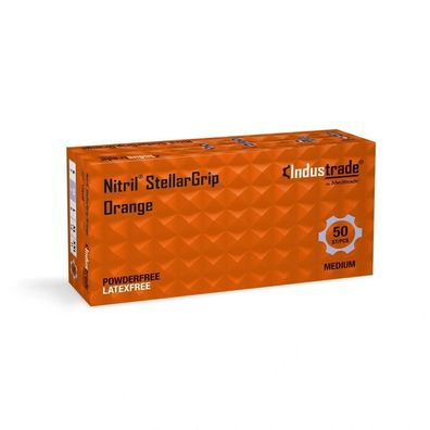 Nitril StellarGrip Größe L orange 50 Stück