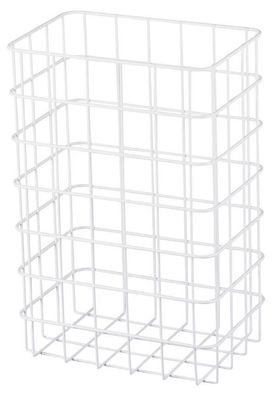 Abfallkorb Serie Omikron II Stahl weiß 25 l