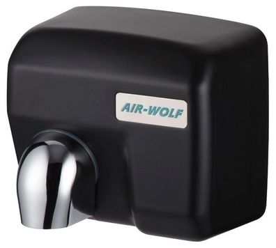 Händetrockner Serie E Infrarotsensor Edelstahl schwarz