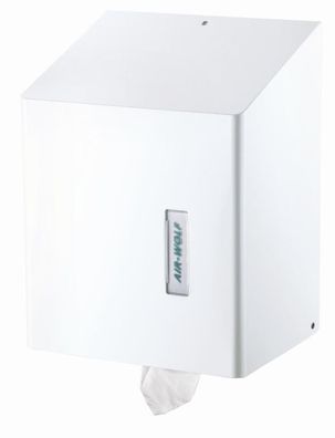 Rollenhandtuchspender Serie Omega Edelstahl weiß